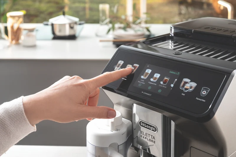 DeLonghi Eletta Explore Wifi Connect Titan Coffee Machine