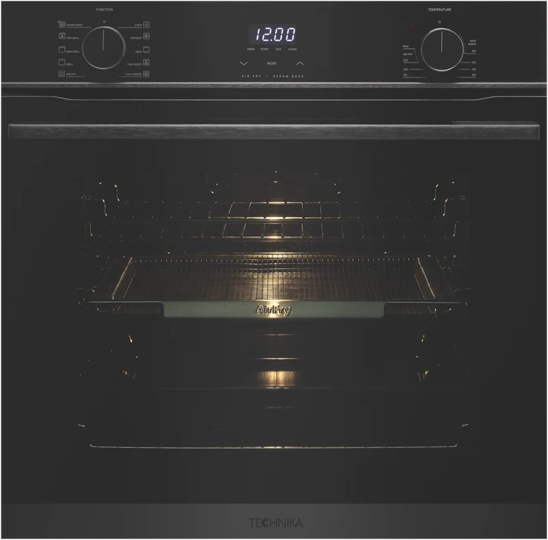 Technika 60cm 10 Function Electric Oven with Steam Bake and Air Fry