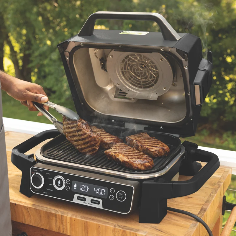 Ninja Woodfire Electric BBQ Grill and Smoker With Smart Probe
