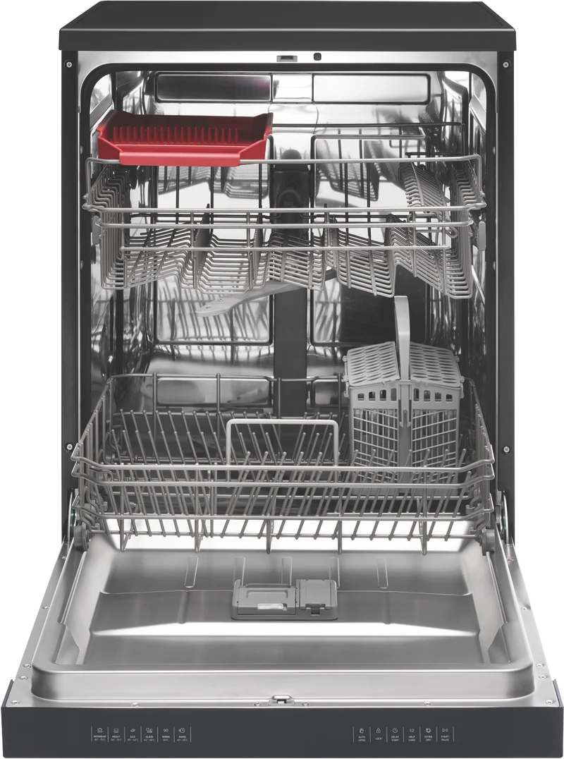 Technika 60cm 14 Place Freestanding Dishwasher, Black Stainless Steel