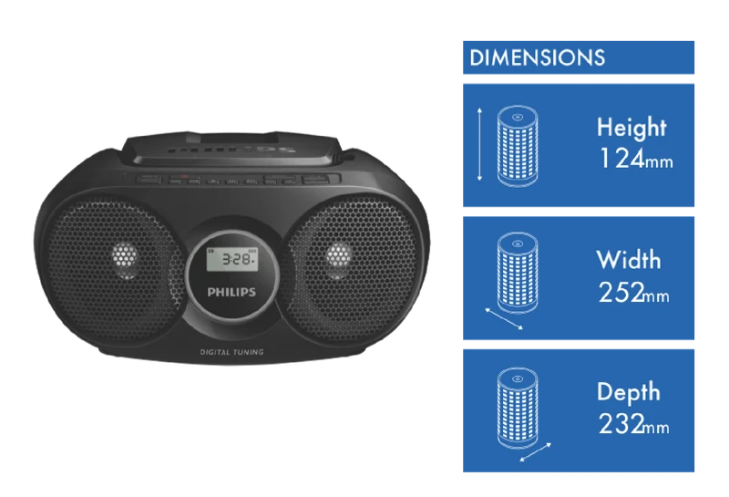Philips BoomBox CD/FM