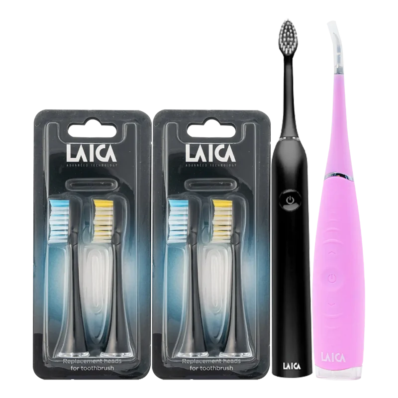Bundle Laica Dental Calculus Remover+Toothbrush+2 Heads