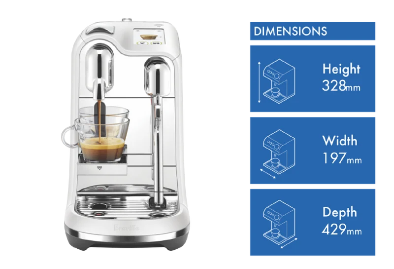 Nespresso Creatista Pro Capsule Coffee Machine Sea Salt