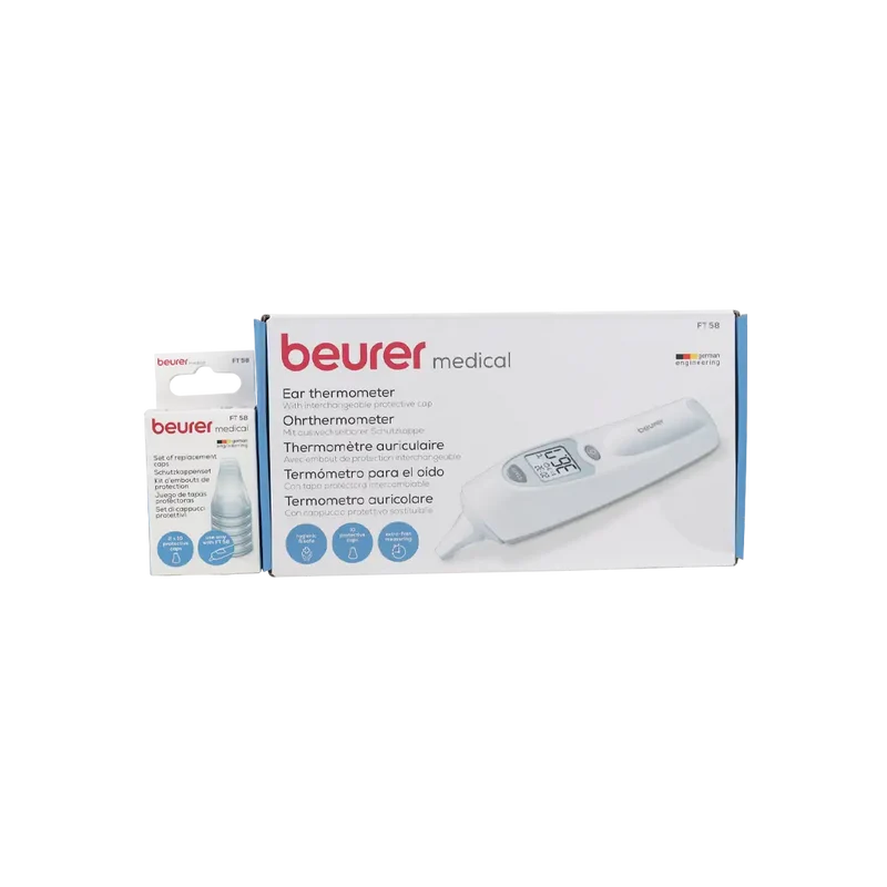 Beurer Ear Thermometer 3in1-FT58 + Cover Caps 20pcs-FT58 Set