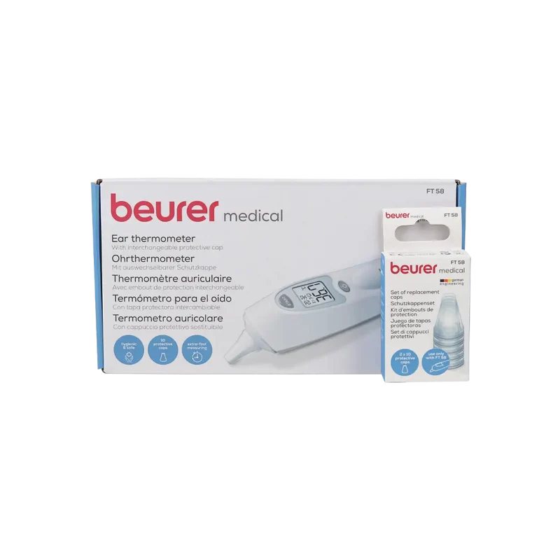 Beurer Ear Thermometer 3in1-FT58 + Cover Caps 20pcs-FT58 Set