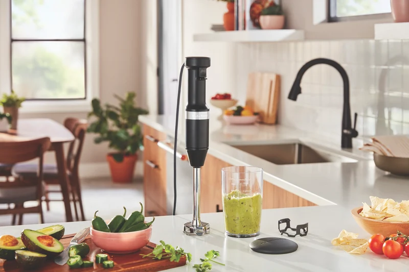 KitchenAid Corded Hand Blender - Matte Black