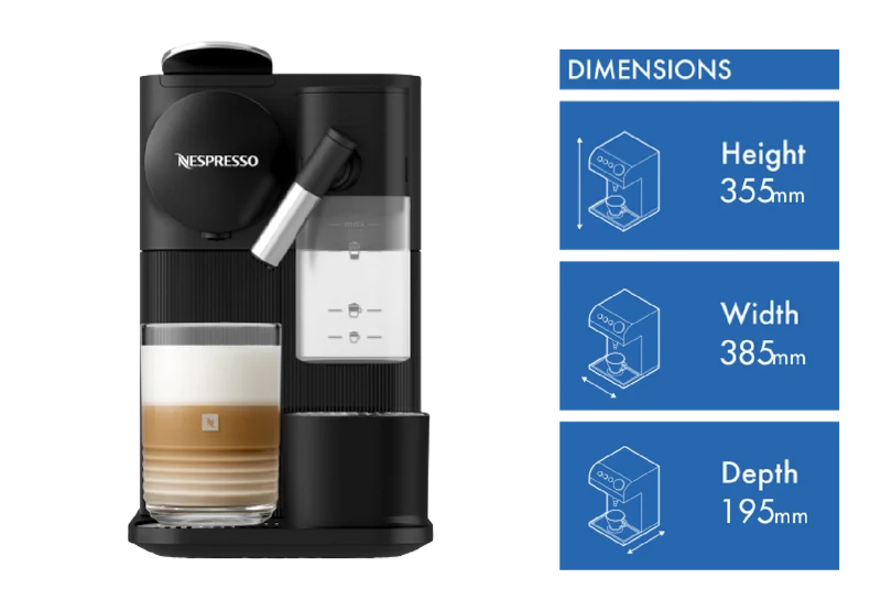 Nespresso Lattissima One Black Capsule Coffee Machine