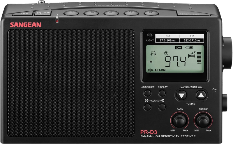 Sangean AM/FM Long Range Portable Radio