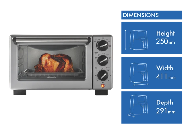 Sunbeam Convection Bake & Grill Compact Oven 18L