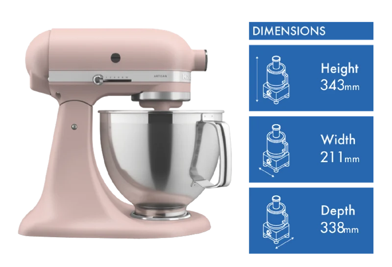 KitchenAid Artisan Stand Mixer Feathered Pink