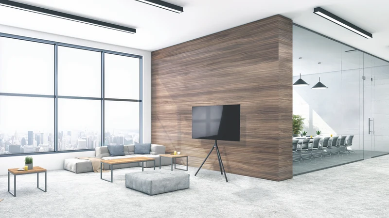 One For All Designer Tripod TV Stand (Titanium Grey)