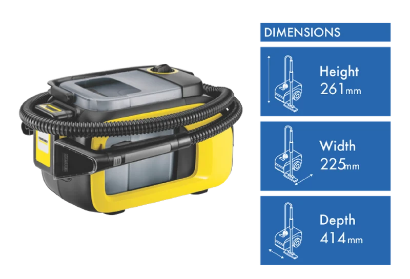 Karcher SE 3-18 Ultra Clean Compact Cordless Spot Cleaner