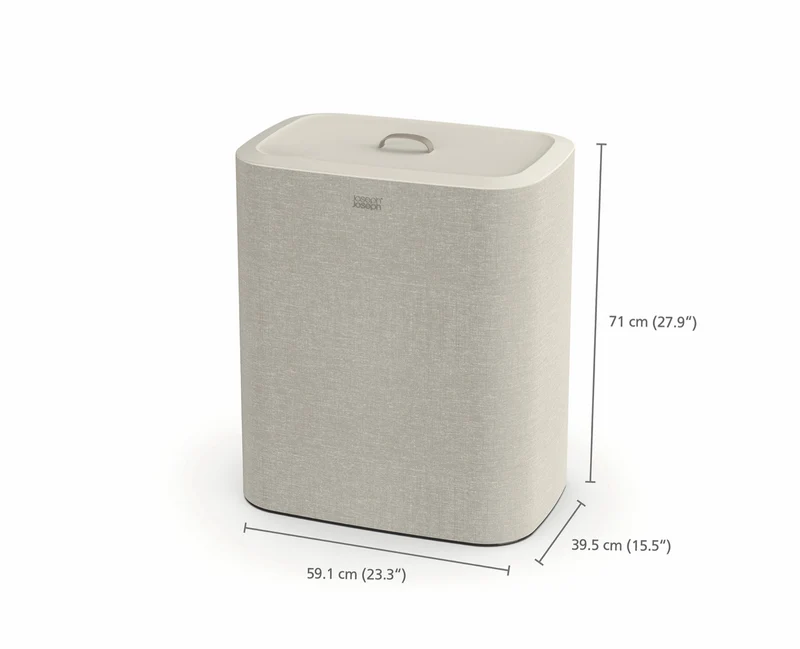 Joseph Joseph Tota Trio 90 Litre Laundry Separation Basket Ecru