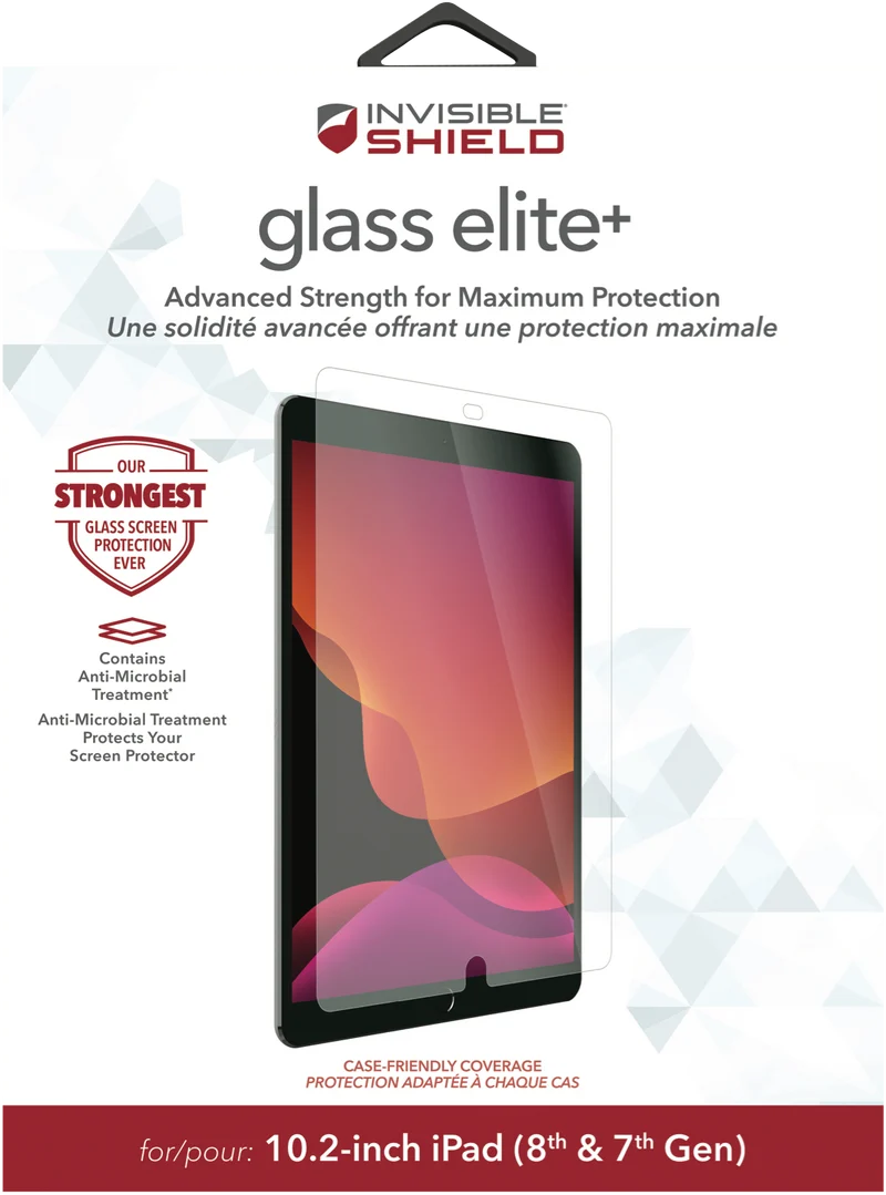 ZAGG iPad 10.2" Elite+ Glass Screen Protector