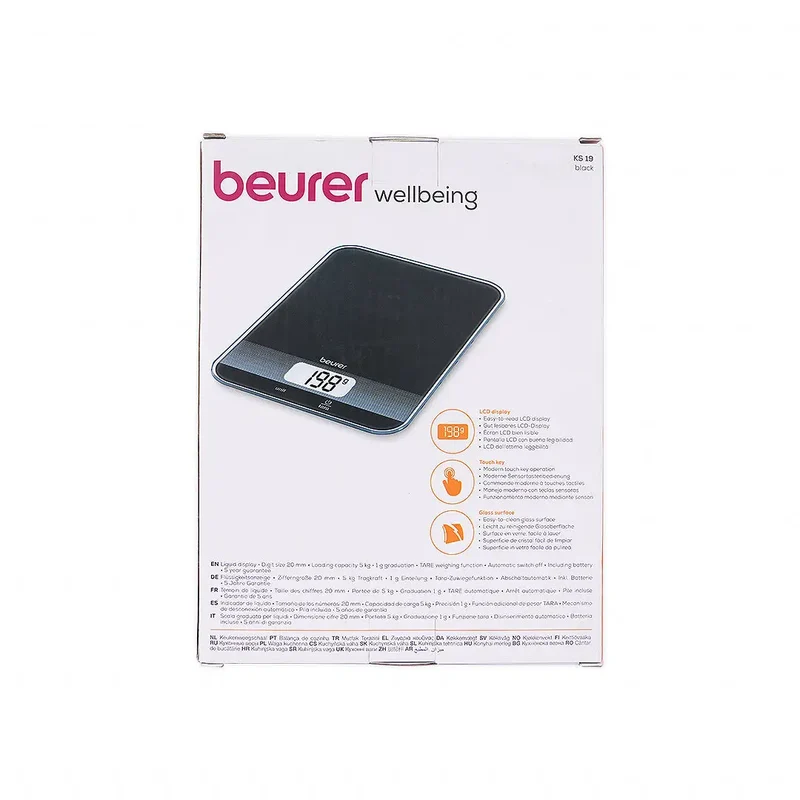 Beurer Kitchen Scale Black-KS19
