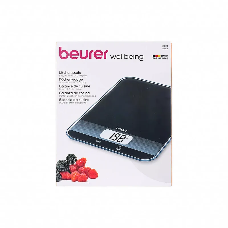 Beurer Kitchen Scale Black-KS19