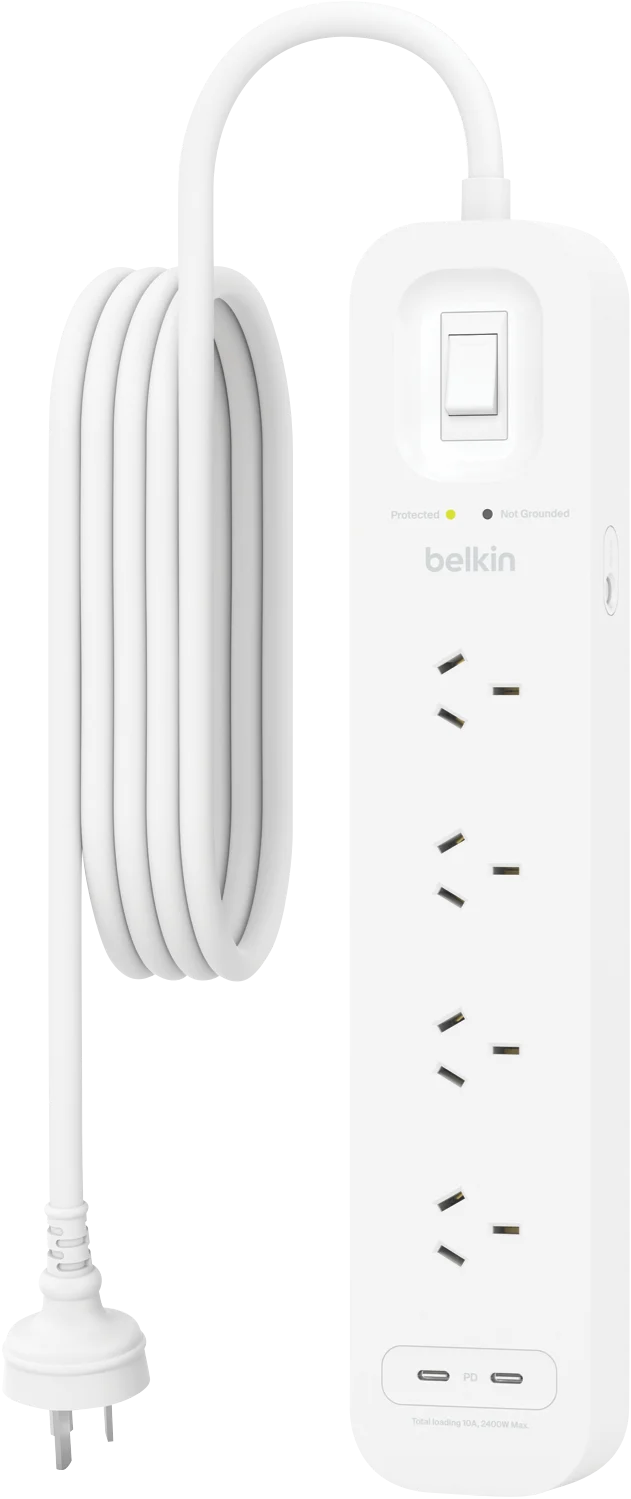 Belkin SurgePro 4-Outlet Surge Protector with Dual USB-C