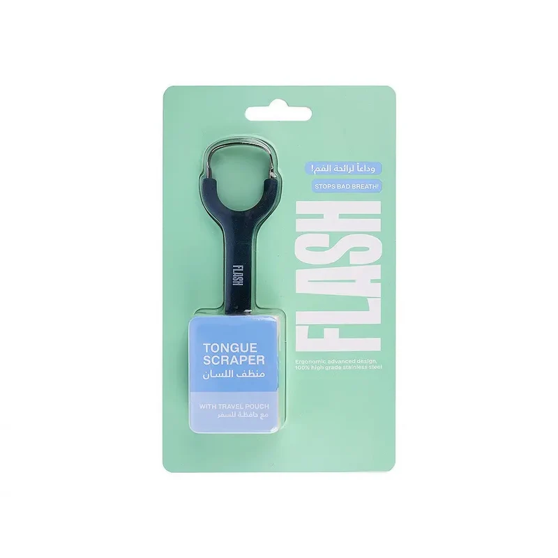 Flash Tongue Scraper Dark Blue