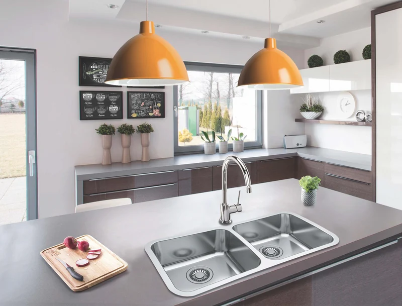 Franke Bell Double Bowl Sink - Dual Install