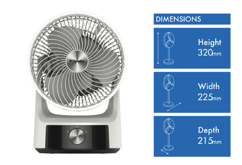 Dimplex Air Circulator with Manual Controls
