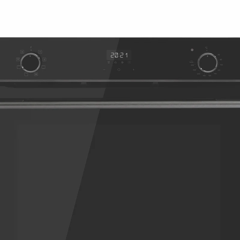 Omega 60cm 8 Function Electric Oven, Midnight