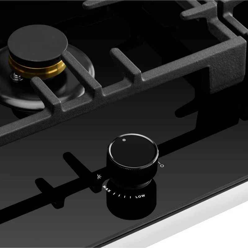 Omega 90cm Gas on Glass Cooktop