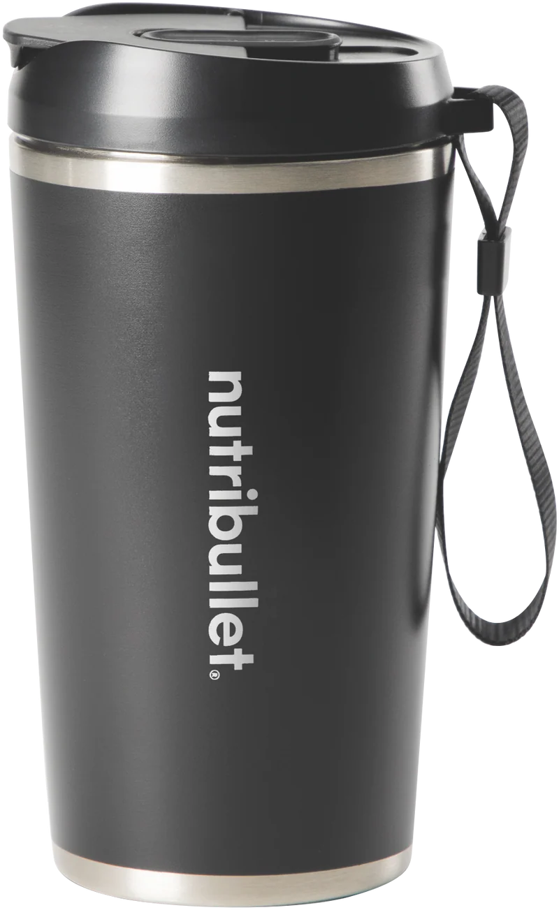 NUTRIBULLET Stainless Steel Flip Portable Blender Black