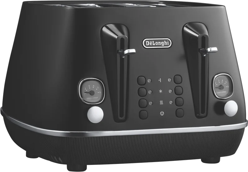 DeLonghi Distinta Moments 4 Slice Toaster - Black