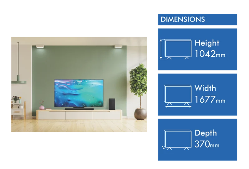 LG 75" QNED86 4K UHD LED Smart TV 24