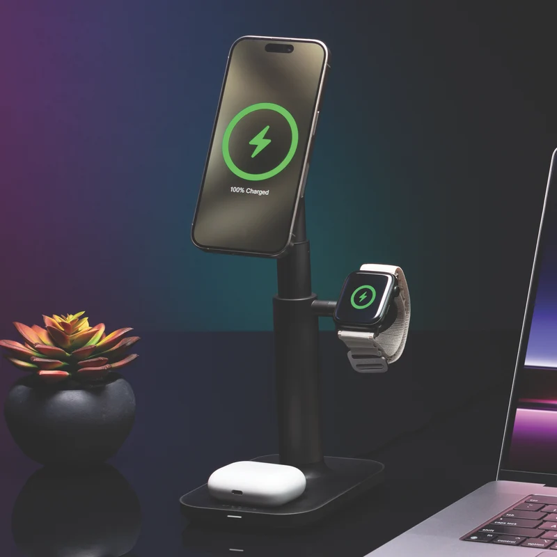 Mophie MagSafe 3-in-1 stand Grey
