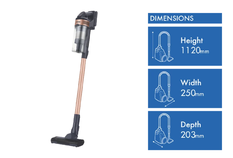 Samsung Jet 65 Pet Cordless Vacuum Teal Gold