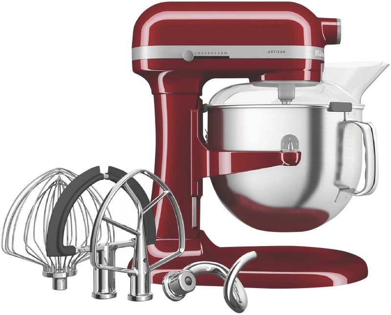 KitchenAid 6.6L Bowl Lift Stand Mixer Empire Red