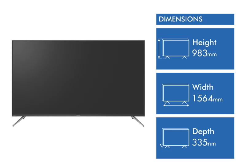 Sharp 70" UHD Android TV 23