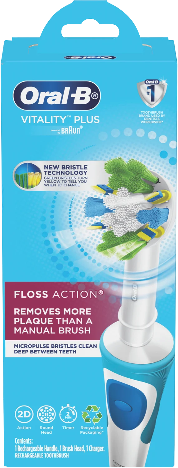 Oral B Vitality+ Power Brush Floss Action
