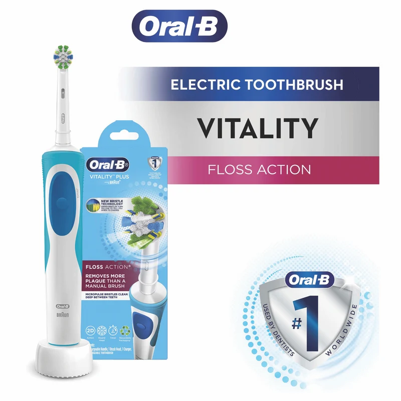 Oral B Vitality+ Power Brush Floss Action