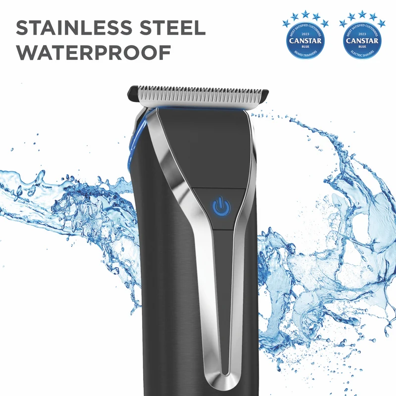 Wahl Waterproof Stainless Steel Grooming Kit Black
