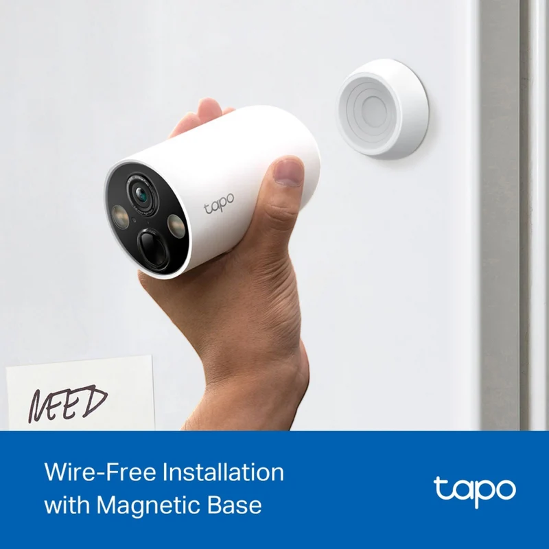 TP-LINK 2K 4MP Smart Wire-Free Security Camera System (4-pack)
