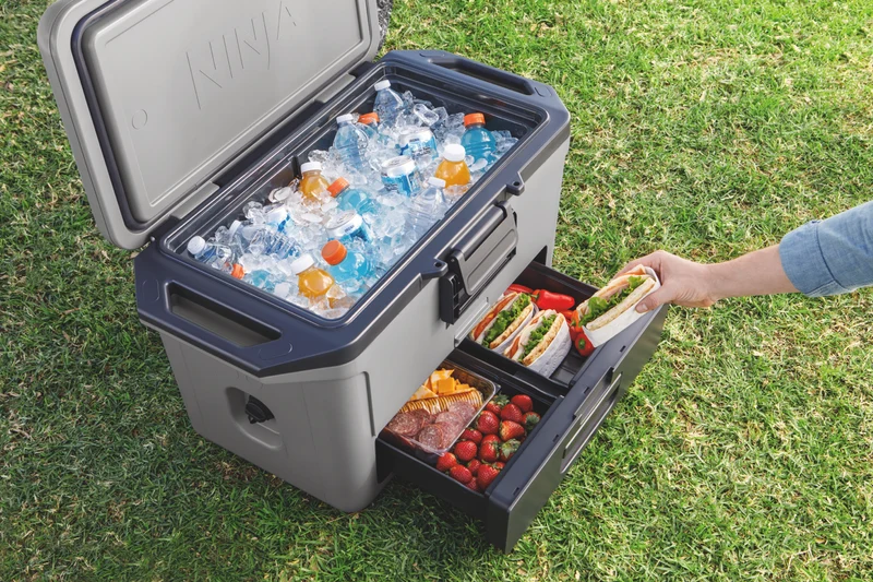 Ninja FrostVault 47L Hard Cooler with Dry Zone - Slate Grey