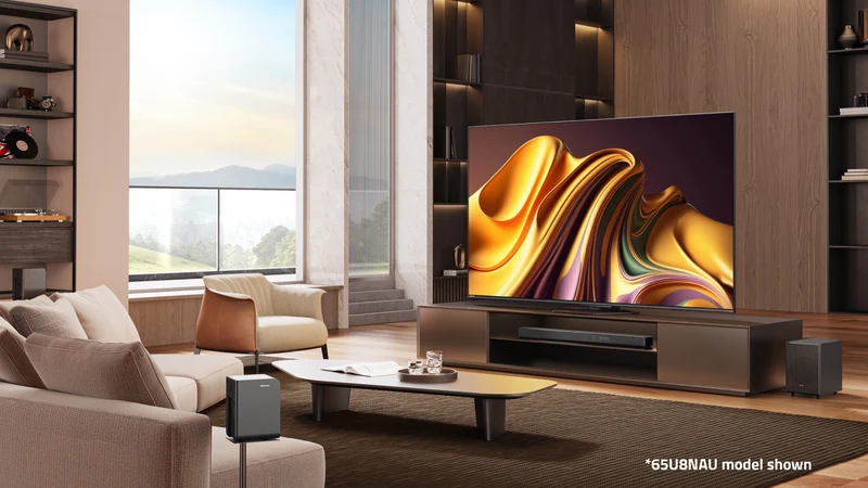 Hisense 65" U8NAU 4K Mini-LED QLED Smart TV 24