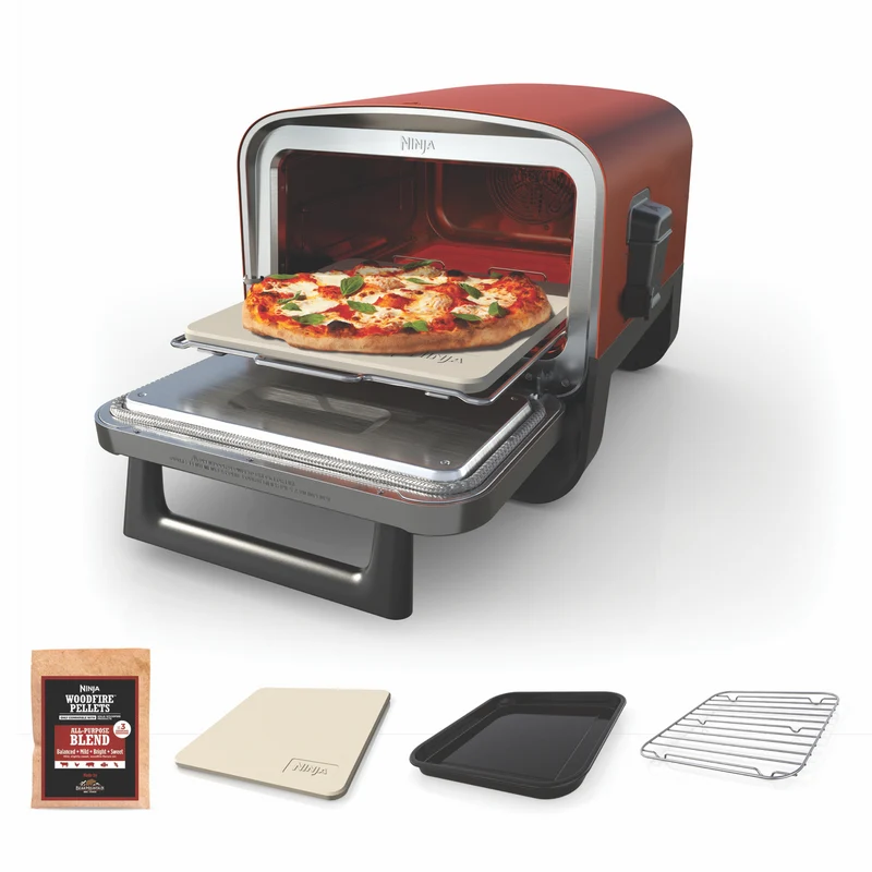 Ninja Woodfire Outdoor Oven Red