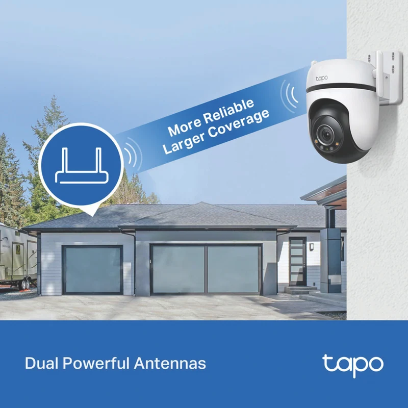 TP-LINK Tapo 2K Outdoor Pan/Tilt Security Wi-Fi Camera