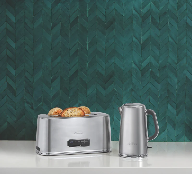 Sunbeam Arise Collection Inline 4 Slice Stainless Steel Toaster