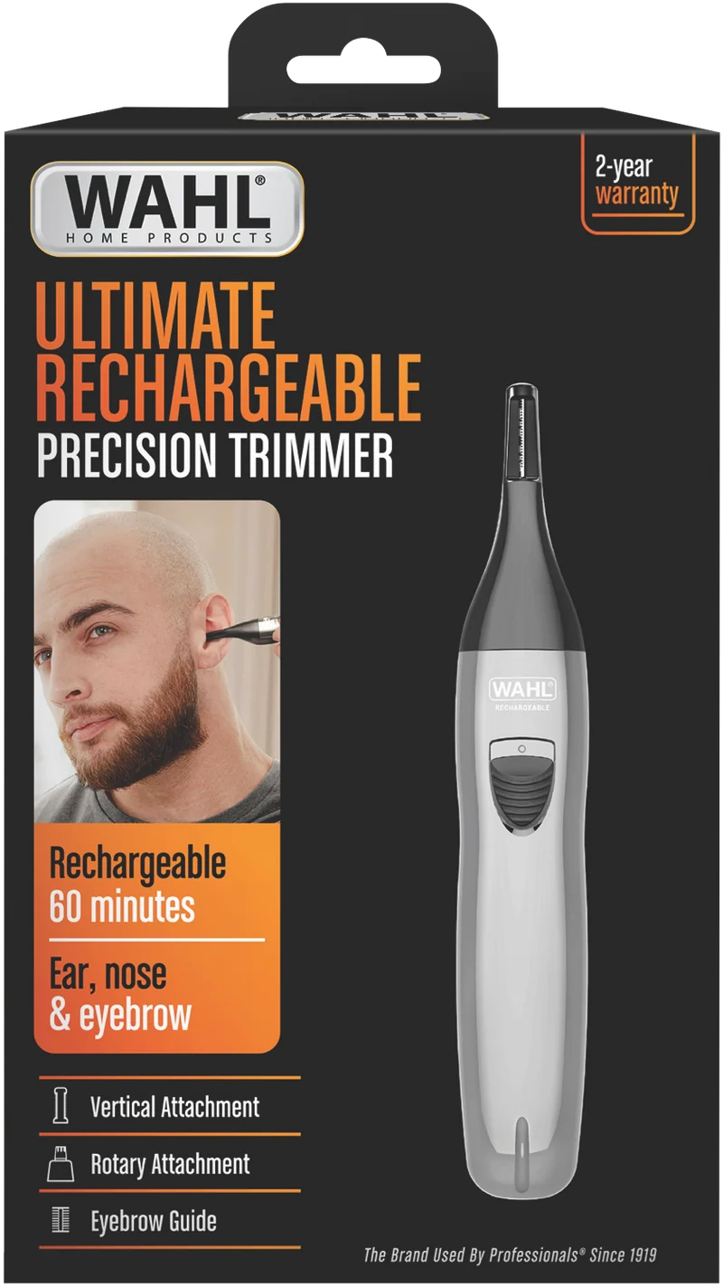 Wahl Ultimate Precision Ear, Nose and Brow Rechargeable Trimmer