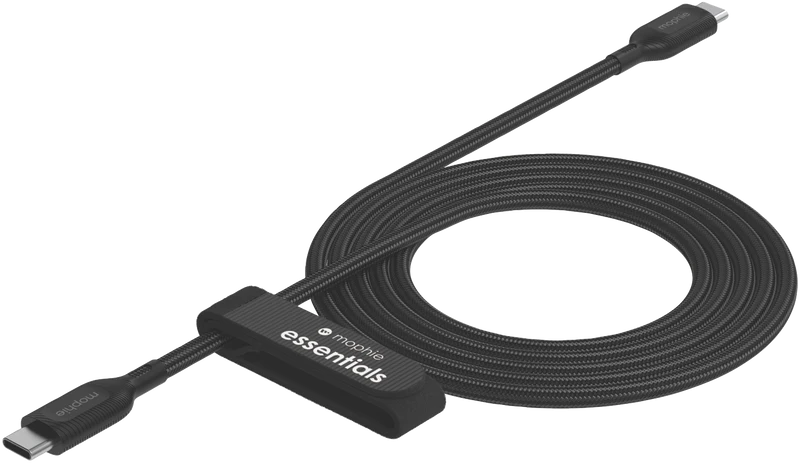 Mophie Essential USB-C-C Cable (60W) Braided 2M Black