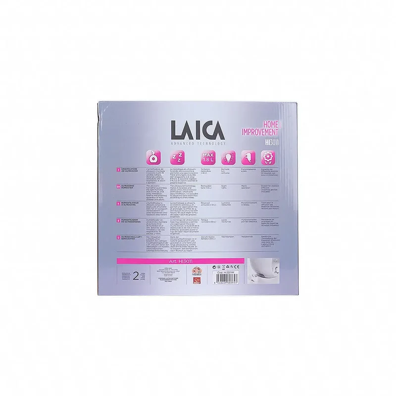 Laica Ultrasonic Humidifier 1.8L-HI3011