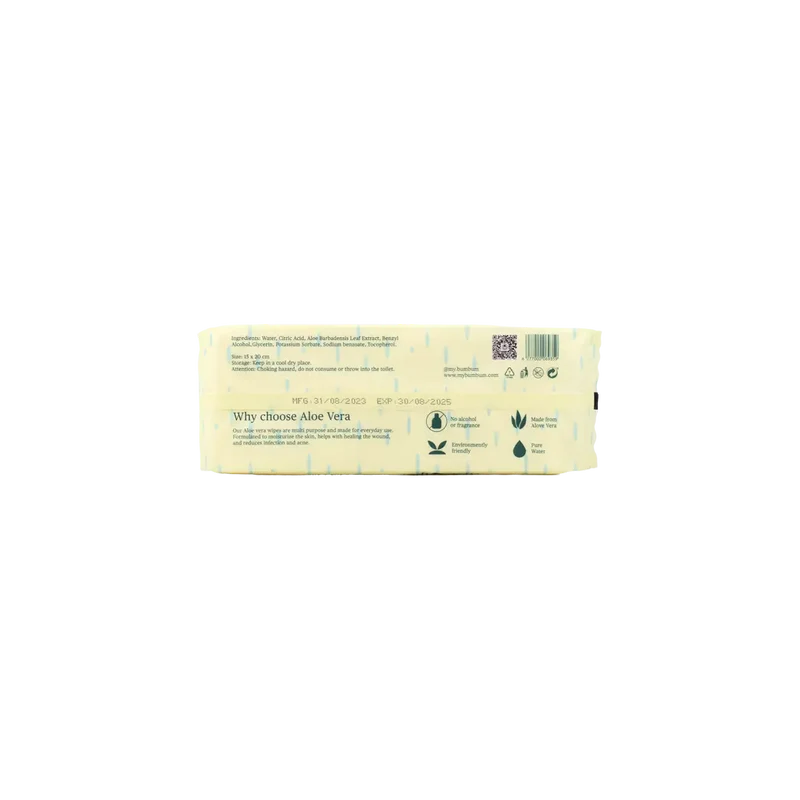 Bumbum Aloe Wipes 28 Wipes