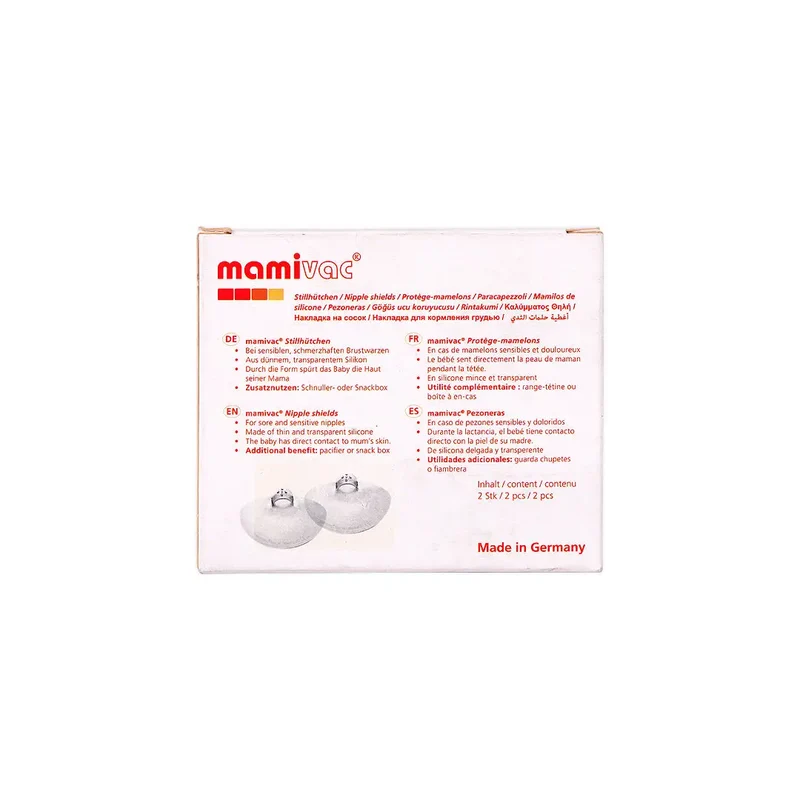 Mamivac Nipple Shields Cherry Shape 22mm 2Pcs-M