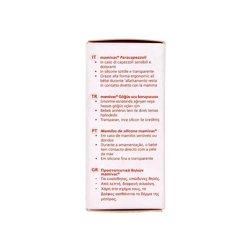 Mamivac Nipple Shields Cherry Shape 22mm 2Pcs-M