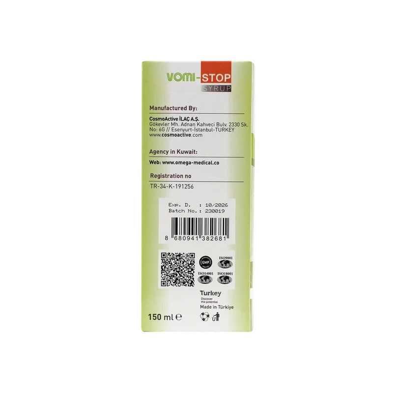 Vomi-Stop Syrup 150ml