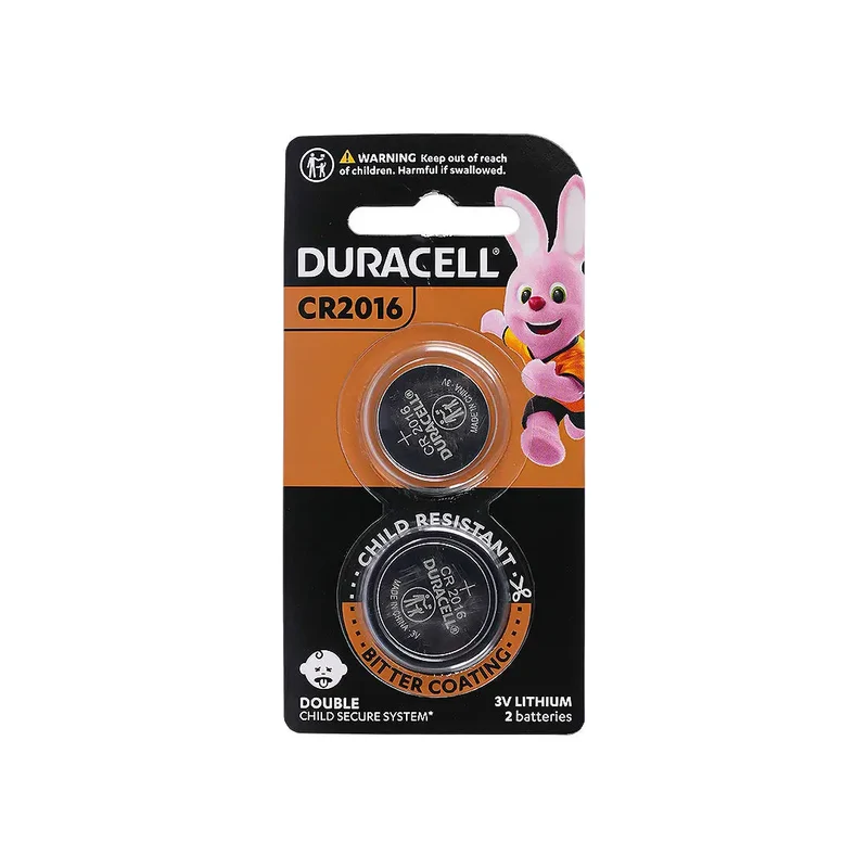 Duracell Lithium Coin Battery 2pcs-CR2016